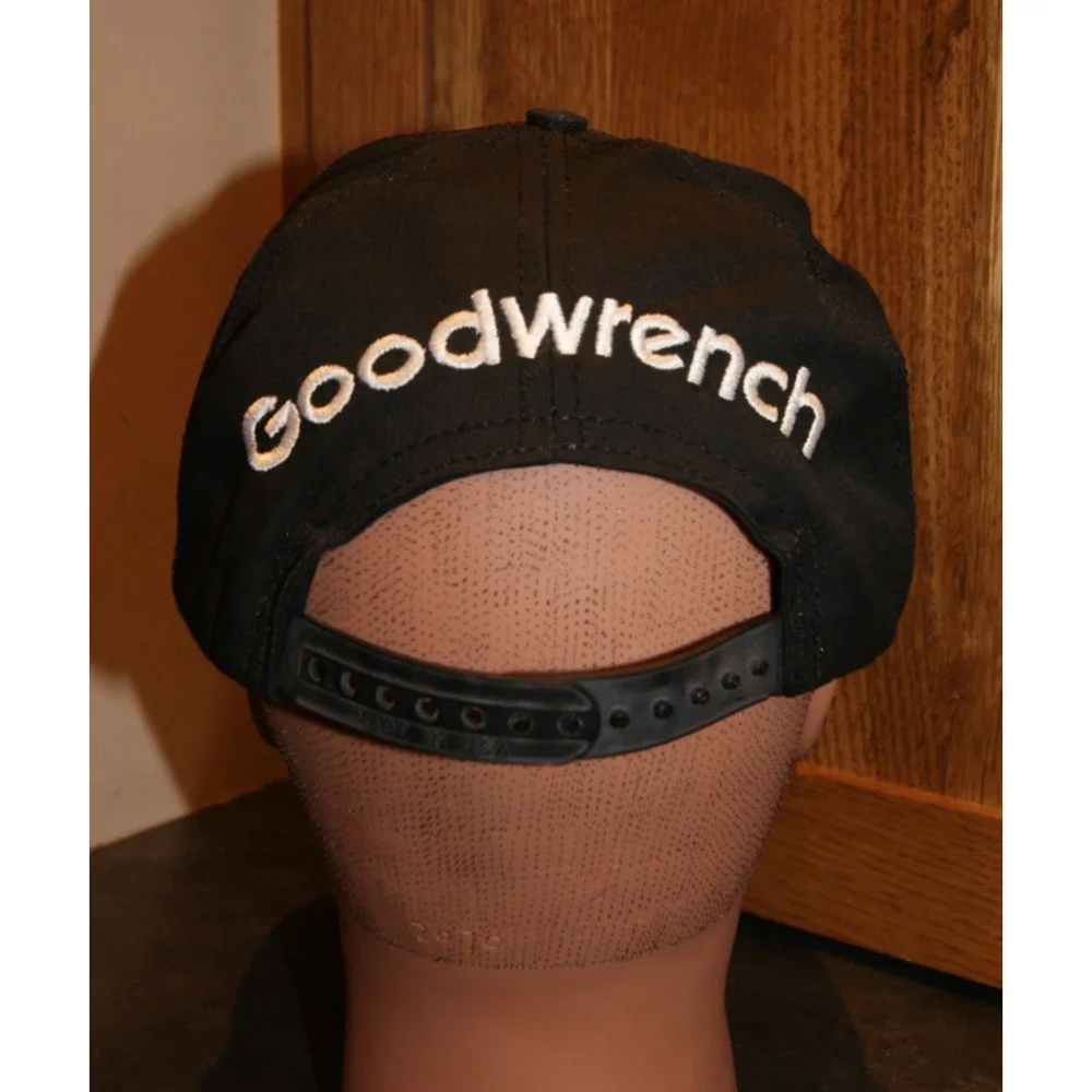Vintage Dale Earnhardt #3 Snapback Black Cap Hat Made USA NASCAR Sports Image
